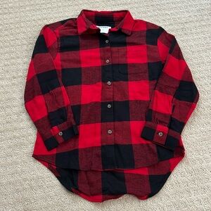 Plaid button down